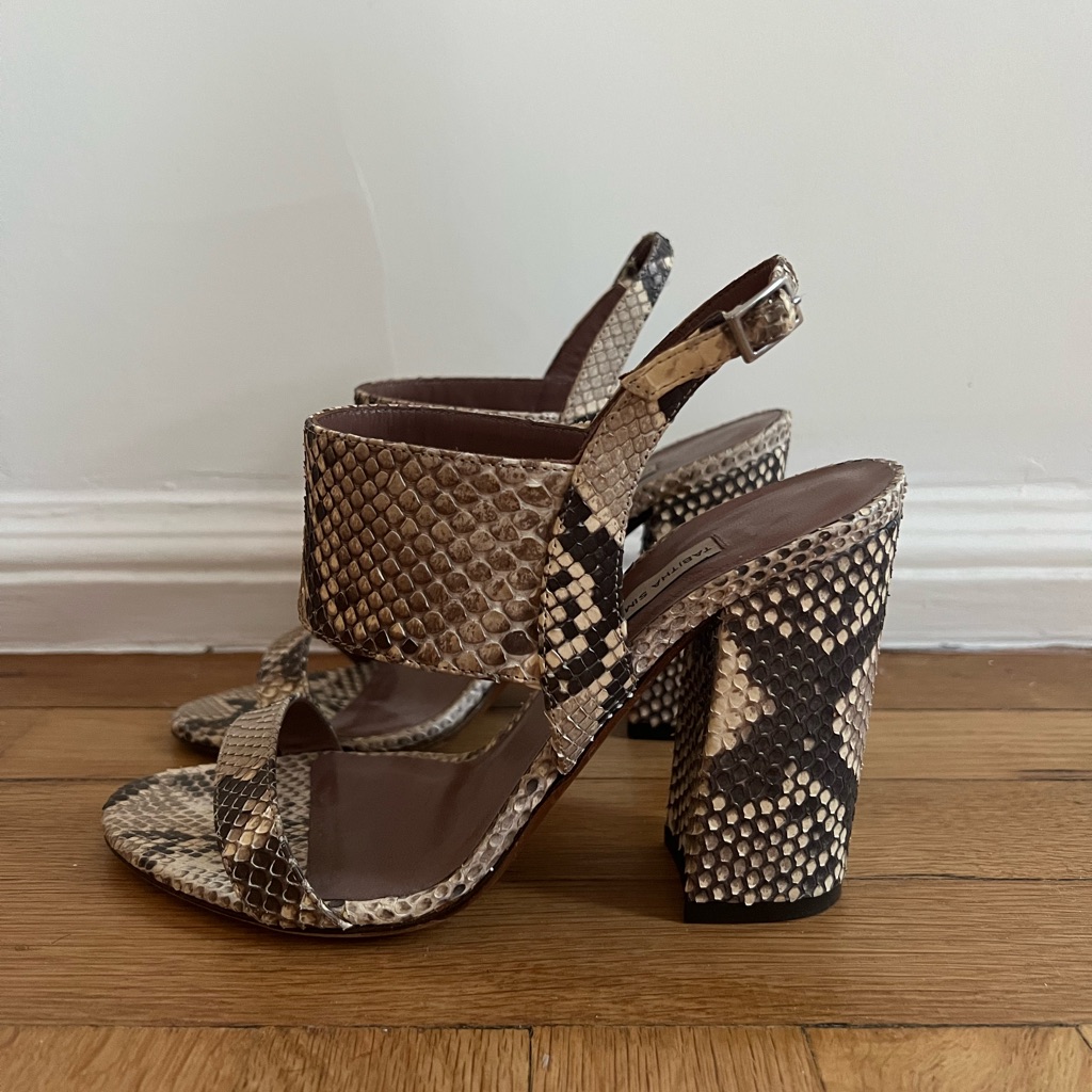 Tabitha Simmons Python / Snakeskin Sandals
